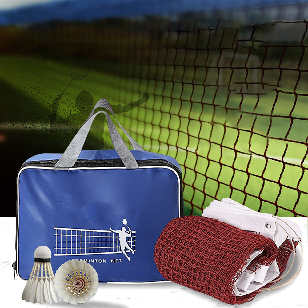Professional Badminton Net With Storage Bag Outdoor Volleyball Net