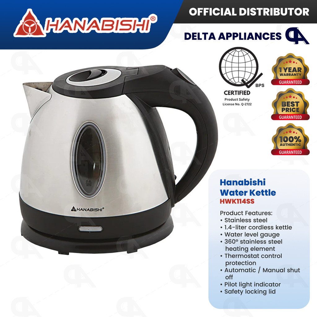 Hanabishi electric kettle price sales