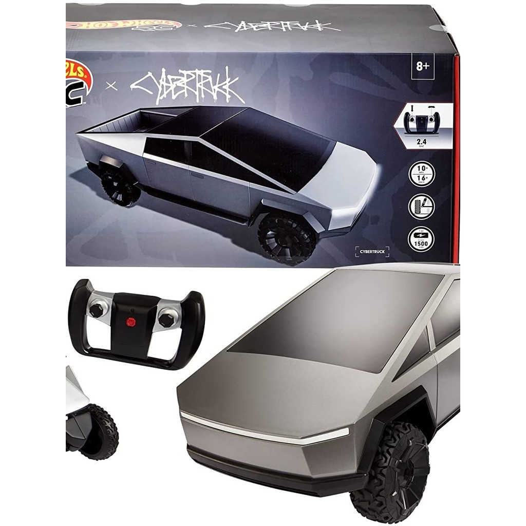 Genuine Mattel hot wheels Tesla Cybertruck large wireless remote