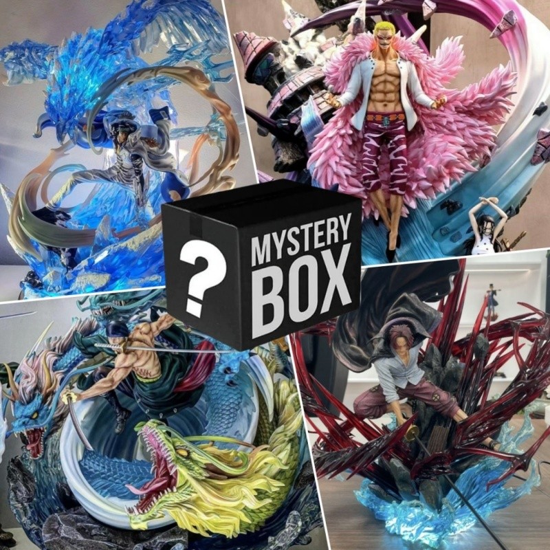 One Piece Figure Luffy Zoro Lucky Bag Mystery Box Blind Box Doll Figure ...