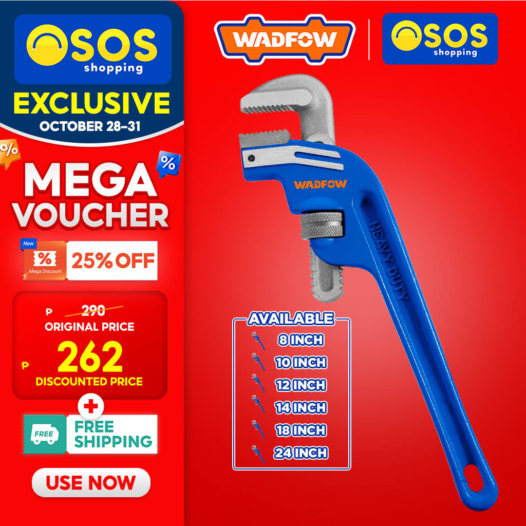 Wadfow 8inches-24inches Deflection Offset Pipe/Piping Wrench WAD-HT ...