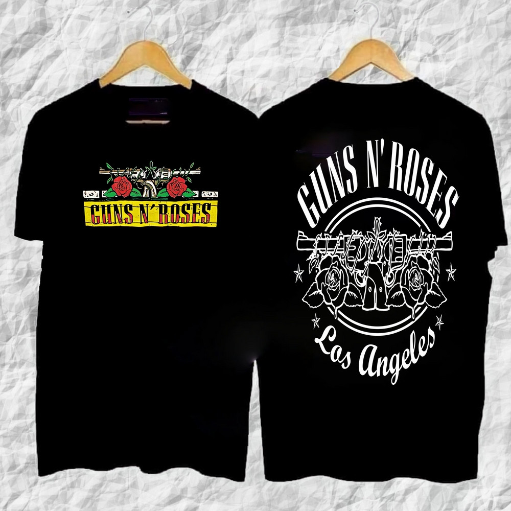 Rock Band T Shirt vintage Guns n Roses Shirts cotton t shirt mens womens fashion clothes Shopee Philippines