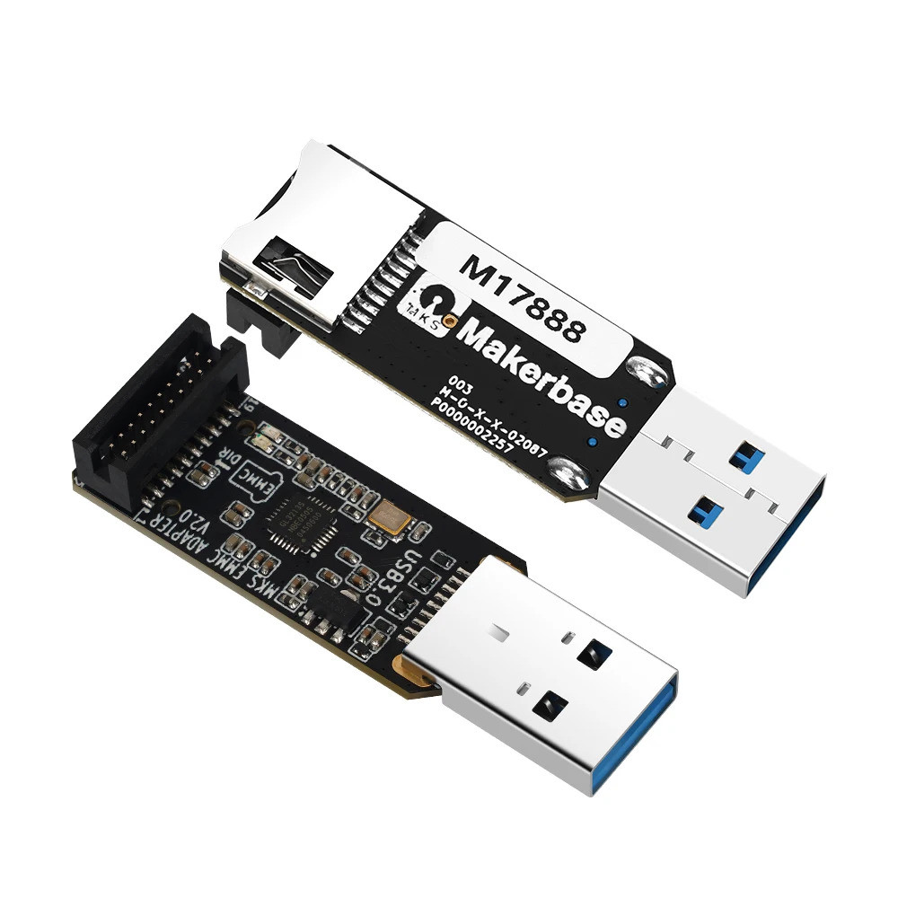 Makerbase MKS EMMC-ADAPTER V2 USB 3.0 Reader For MKS EMMC Module Micro ...
