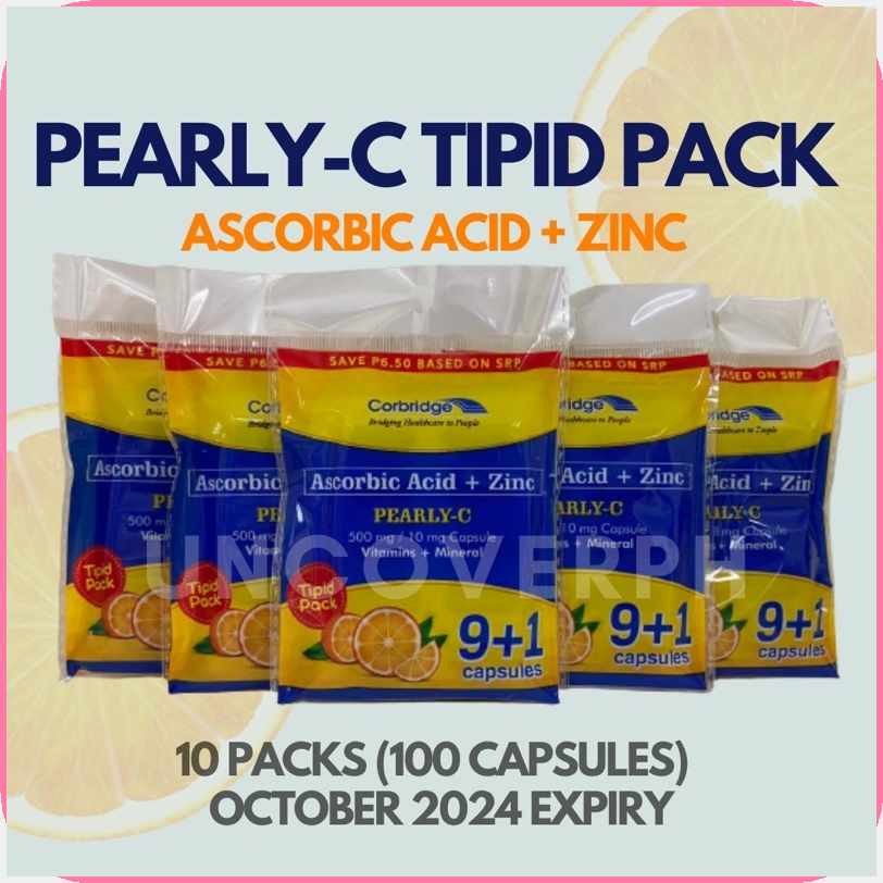 PEARLY-C|r.Vitamin]tY#C+]xD#Zinc]MK#500mg/10mg,]xP#100]kd#capsules ...