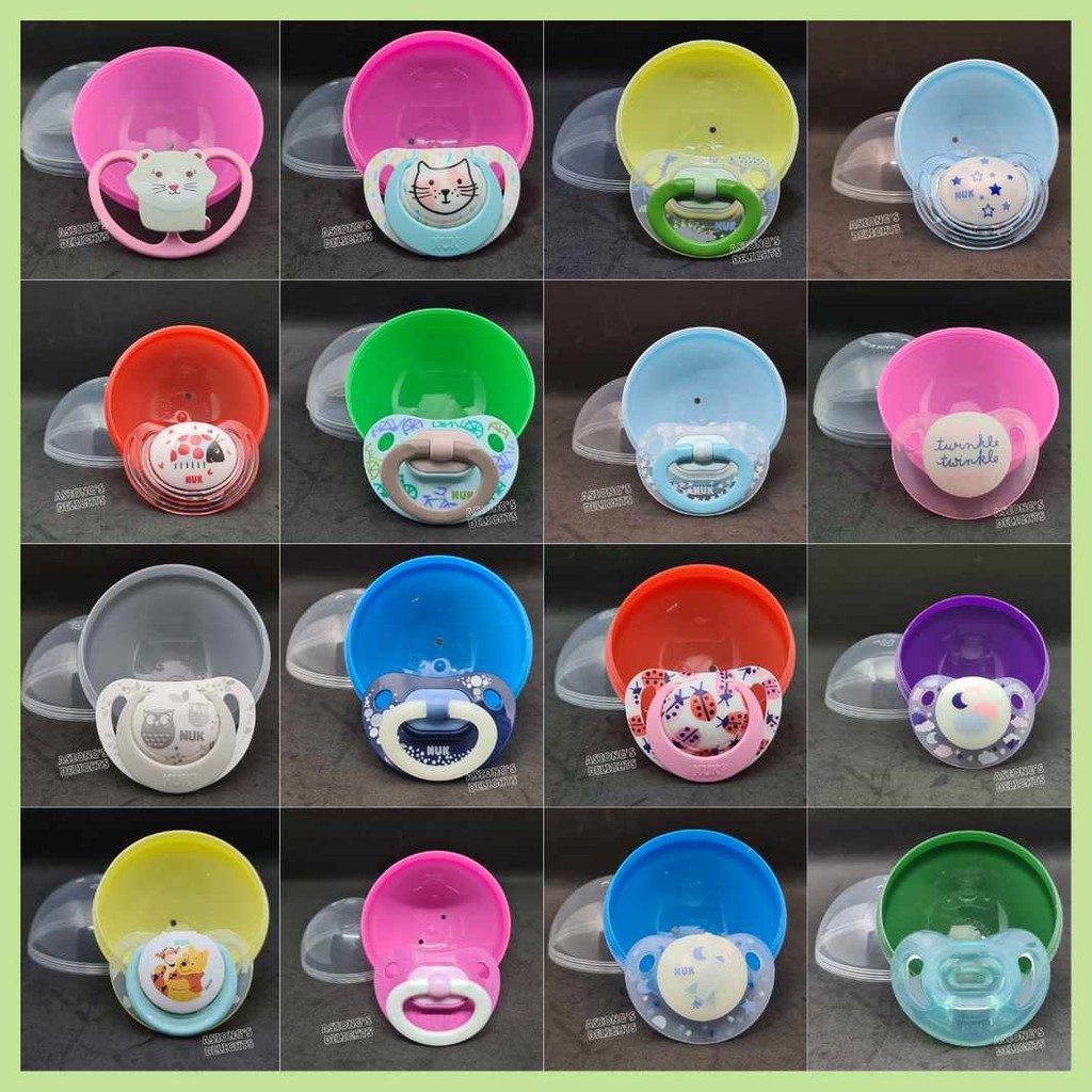 NUK_AX?Orthodontic+s@Pacifiers+M@0-6+h@&+R@6-18+Y@months,+V@Brand+o@New ...