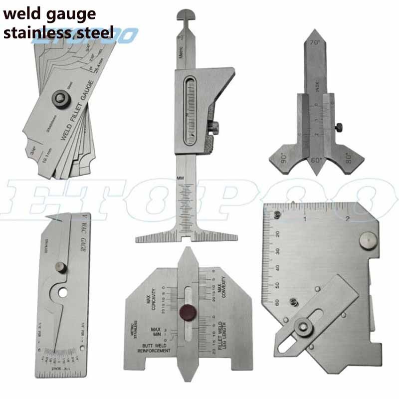 Welding Gauge Weld Inspection Gage Weld Seam Bead/Fillet/Crown Test ...