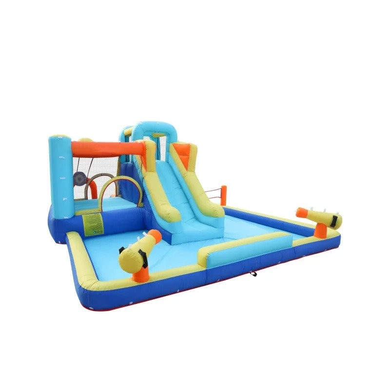 Customized inflatable Bouncer Combo Slide for kids Outdoor backyard ...