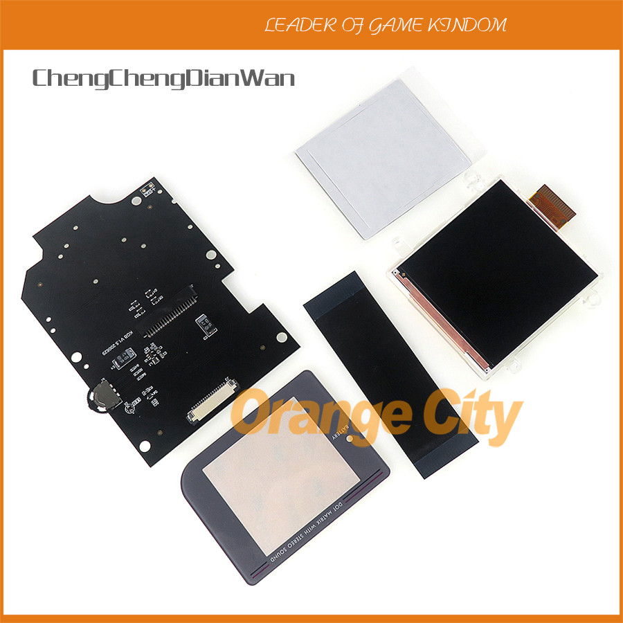 ☾IPS V2 LCD Screen Kits Replacement for GameBoy GB Console Highlight ...
