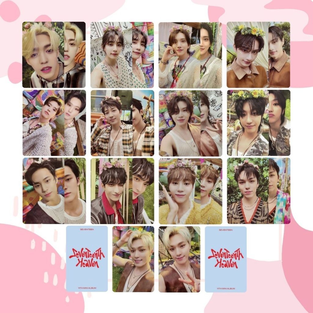 MEMBER SET/PER PIECE] 17TH HEAVEN ALBUM KIT SEVENTEEN LOMO CARDS