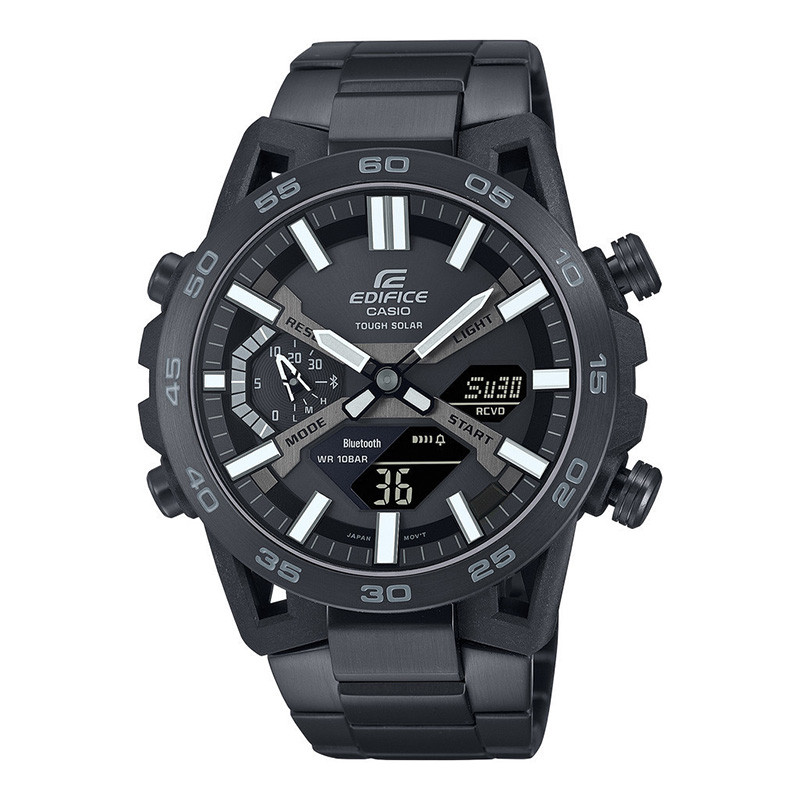 Casio Edifice (ECB-2000DC-1BDF) Black Stainless Steel Strap 100 Meter ...