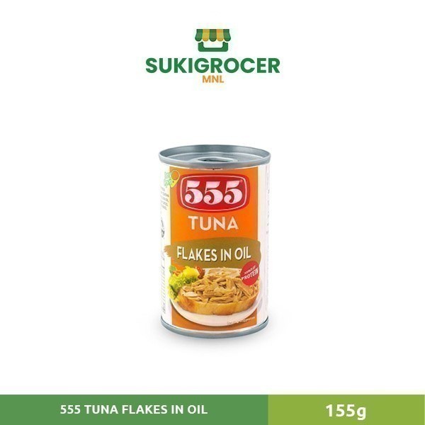 555 Tuna Flakes In Oil Easy-Open Can 155g | Shopee Philippines