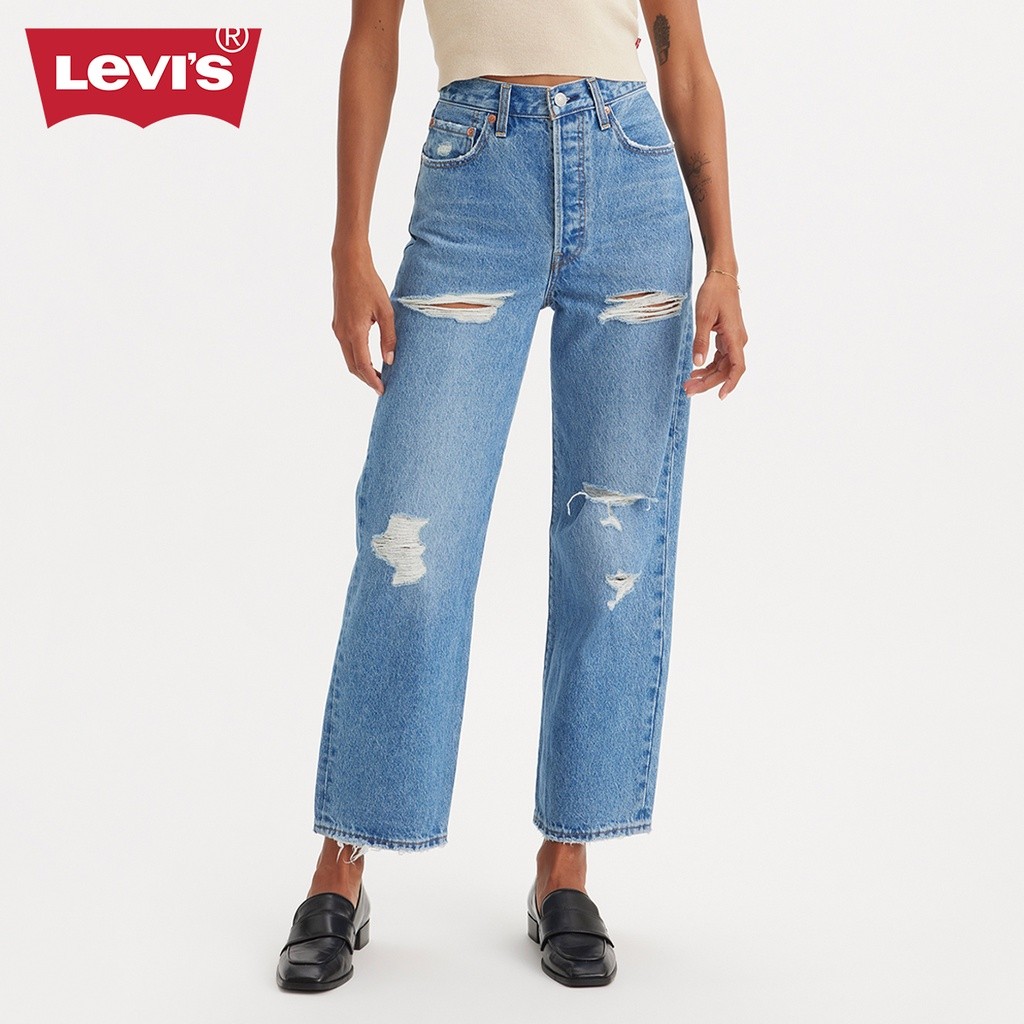 Levi's® Women's Ribcage Straight Ankle Jeans 72693-0199 | Shopee ...