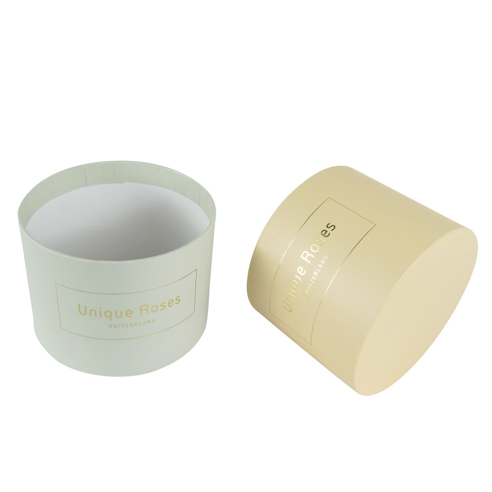 custom round rigid cardboard tube paper gift balloons flowers packaging