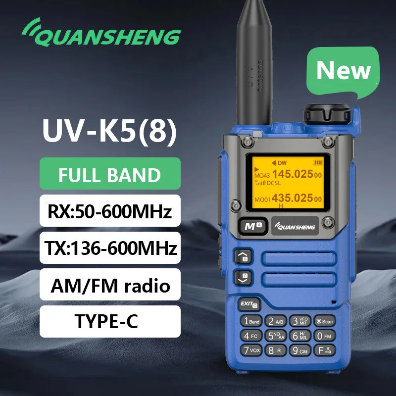 Station Radio Portable Quansheng UV K5-8 Talkie-Walkie