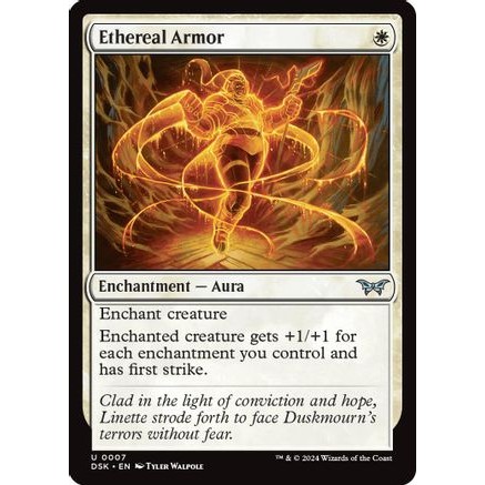 MTG - Ethereal Armor [DSK] | Shopee Philippines