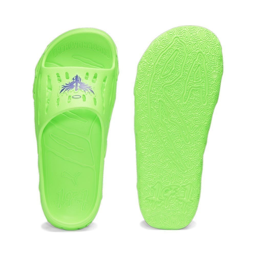 Puma green slippers hotsell