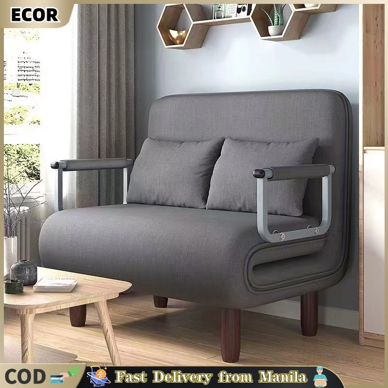 ECOR Multifunctional fabric sofa，Lazy sofa bed， folding recliner