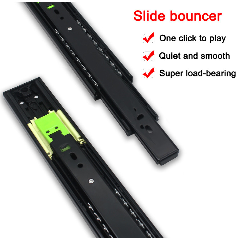 Drawer Slides Push To Open 18inch Self Closing Installation