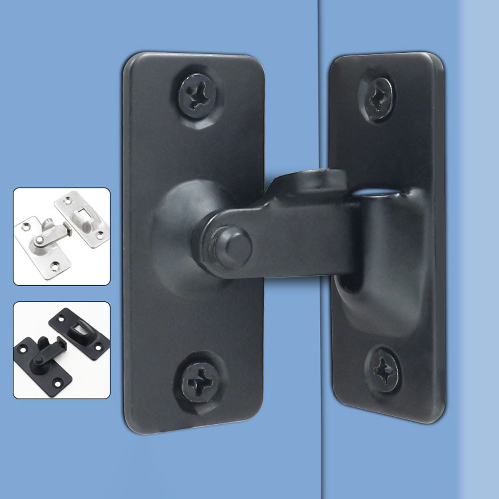 Door Lock With 4 Screw 90 Degree Barn Door Latch Bolt Hook Latch ...