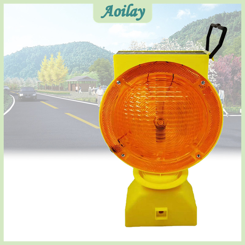 Portable Solar Traffic Blinking Light Road Work Hanging Safety Blinker ...