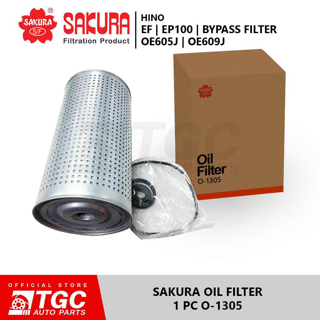 Sakura Oil Filter Hino EF/ EP100 / Bypass Filter OE605J OE609J ( 15607 ...