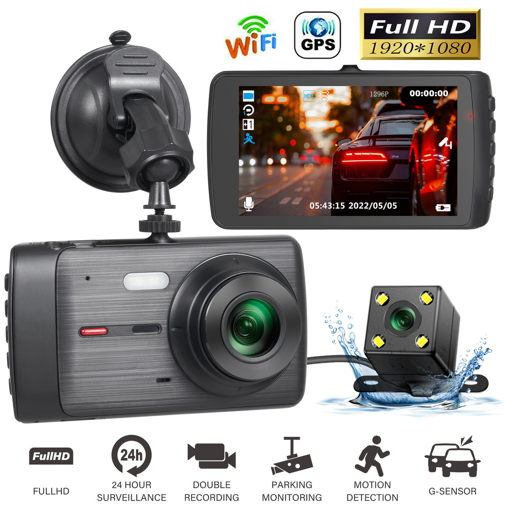♣Car DVR WiFi 1080P Dash Cam Rear View Vehicle Reversing Car Camera Car ...