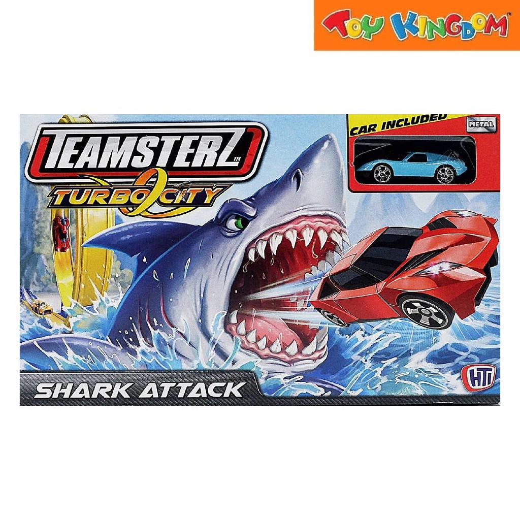 Pista Shark Attack con 3 Autos Teamsterz