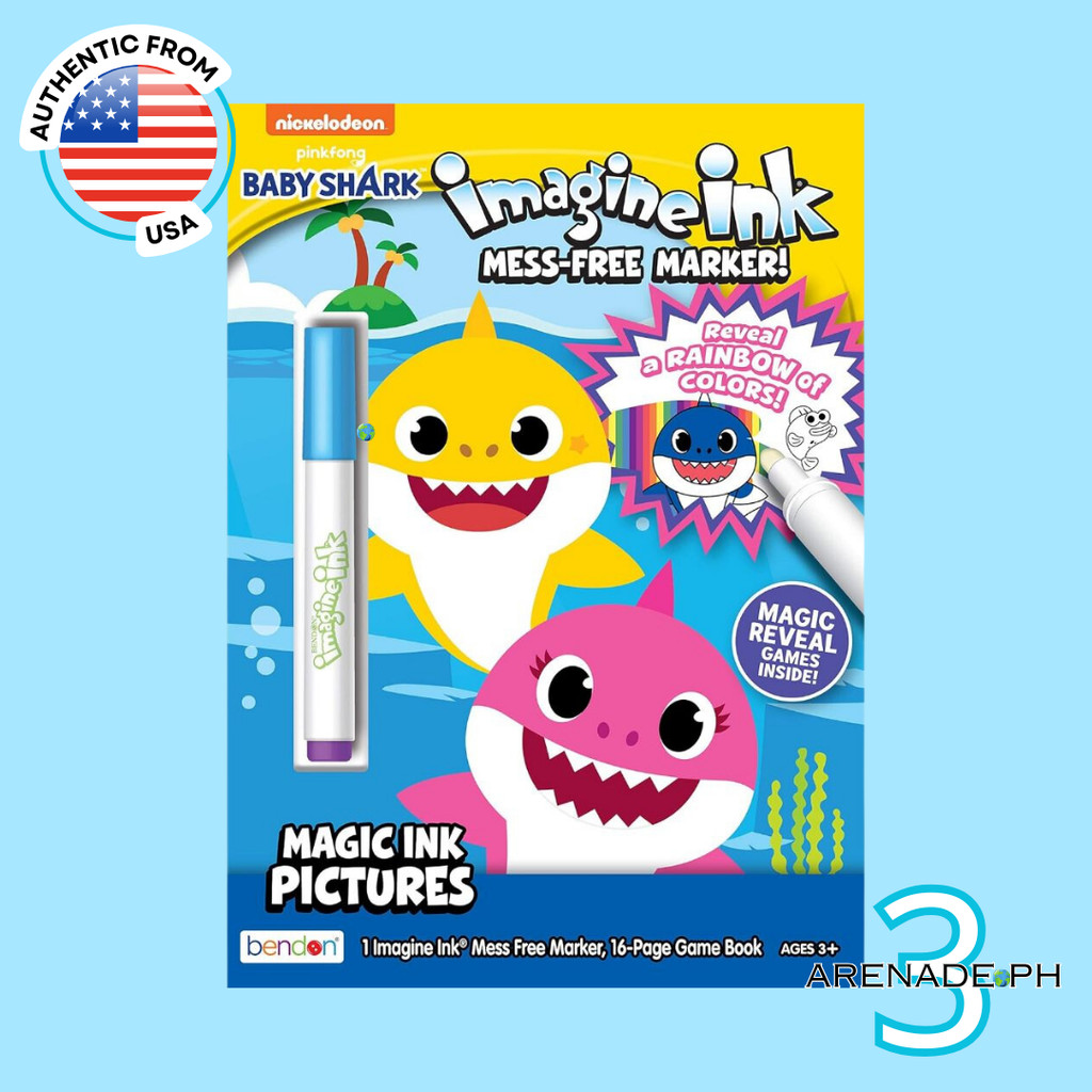 Nickelodeon Pinkfong Babyshark Imagine Ink Mess Free Marker Magic Ink
