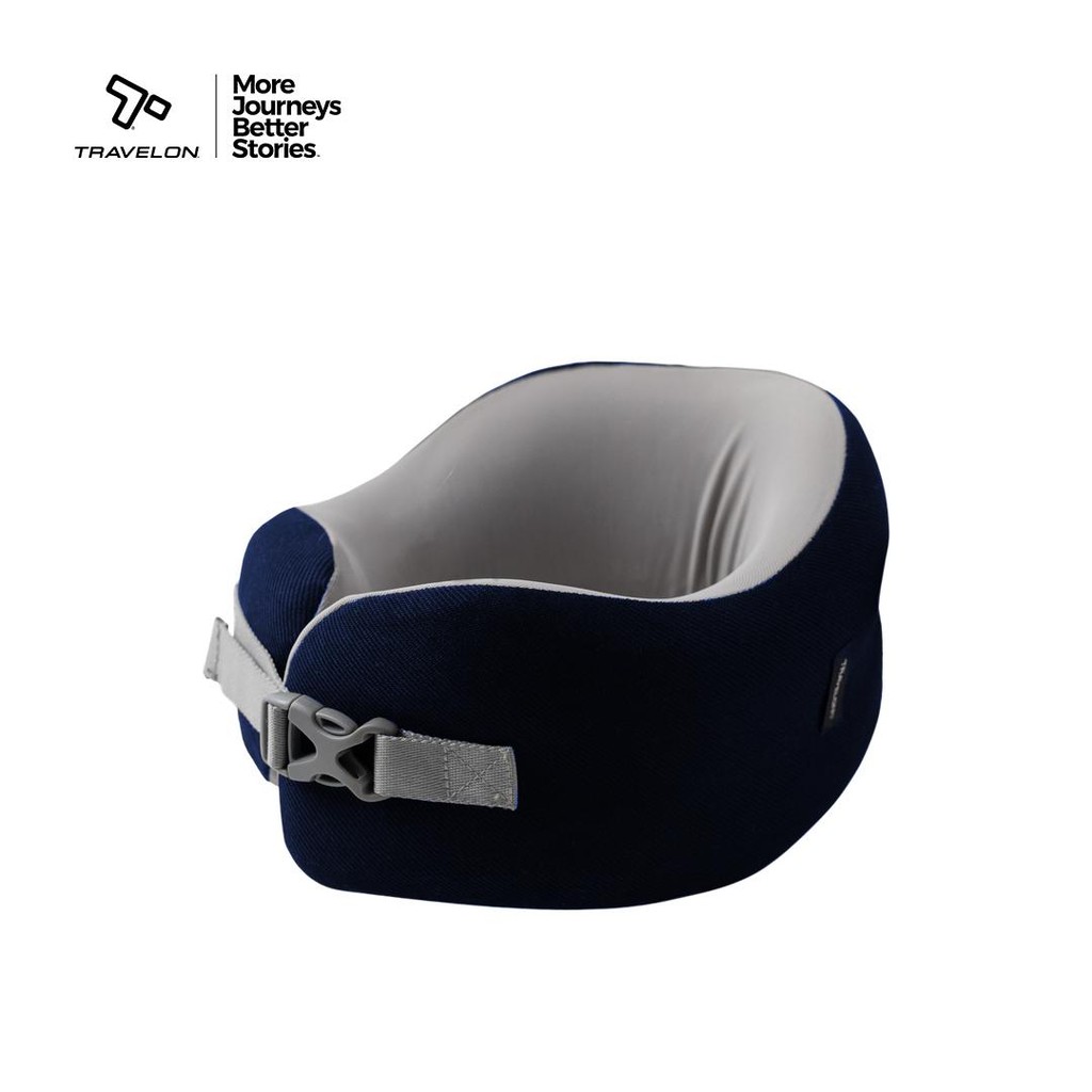 Travelon Slim Travel Pillow - Navy | Shopee Philippines
