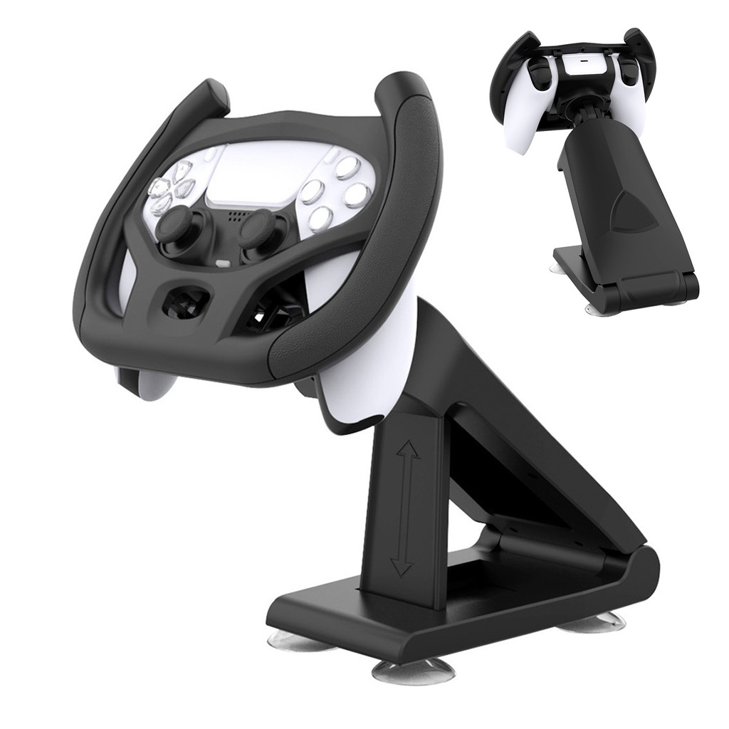 ♡For PS5 Gaming Steering Wheel Races Gaming Handle Holder with Bracket ...