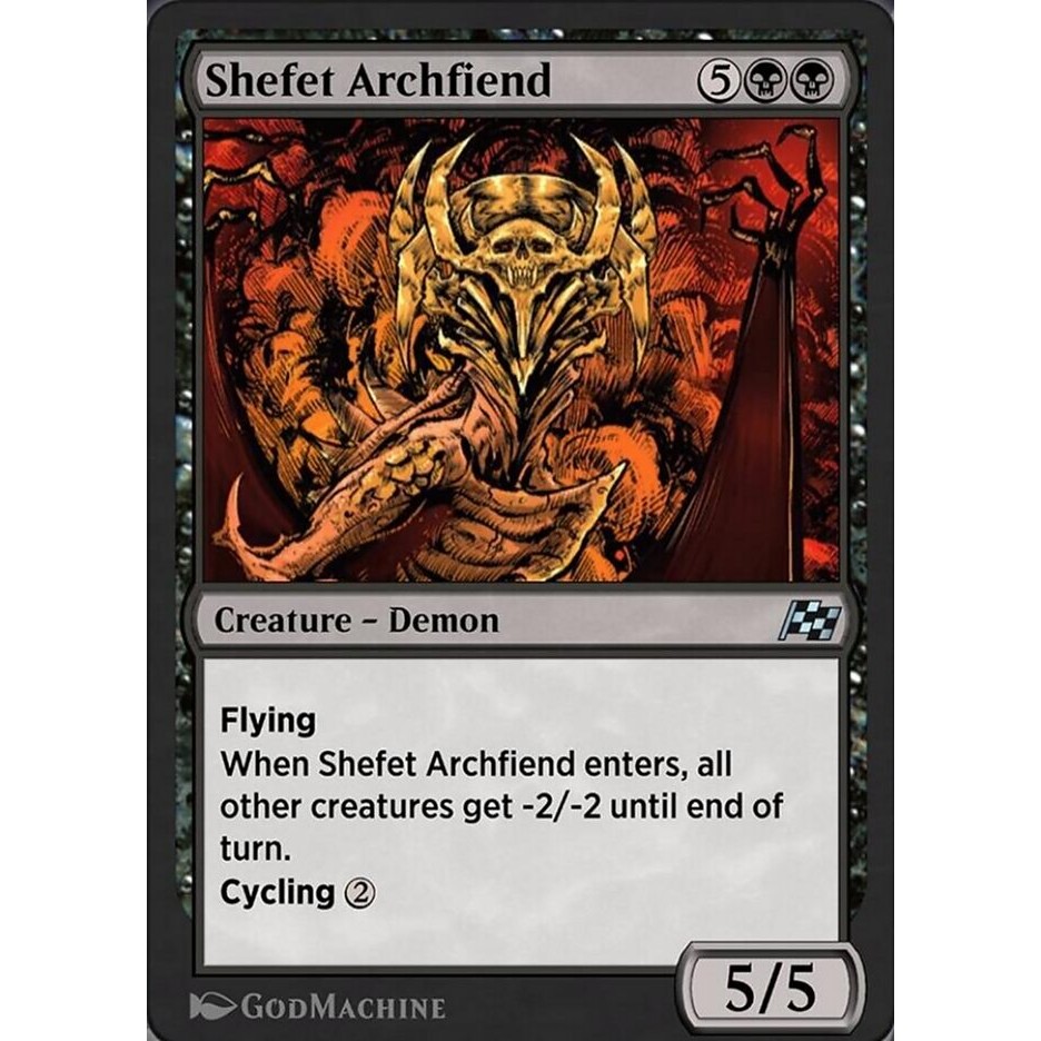 Shefet Archfiend Aetherdrift DFT MTG Magic the Gathering | Shopee ...