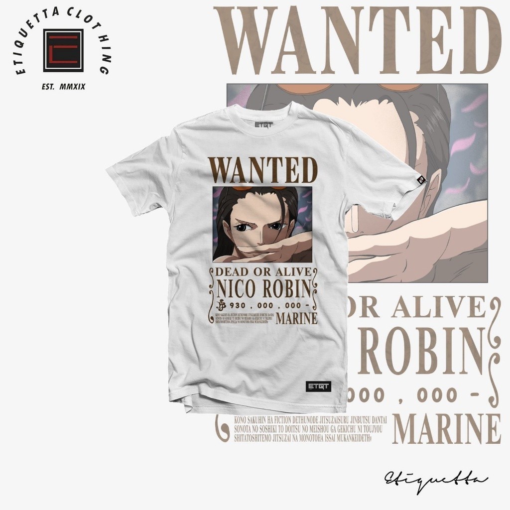 GooFee - ETQT WorldWide - Unisex - Anime Shirt - One Piece - Wanted ...