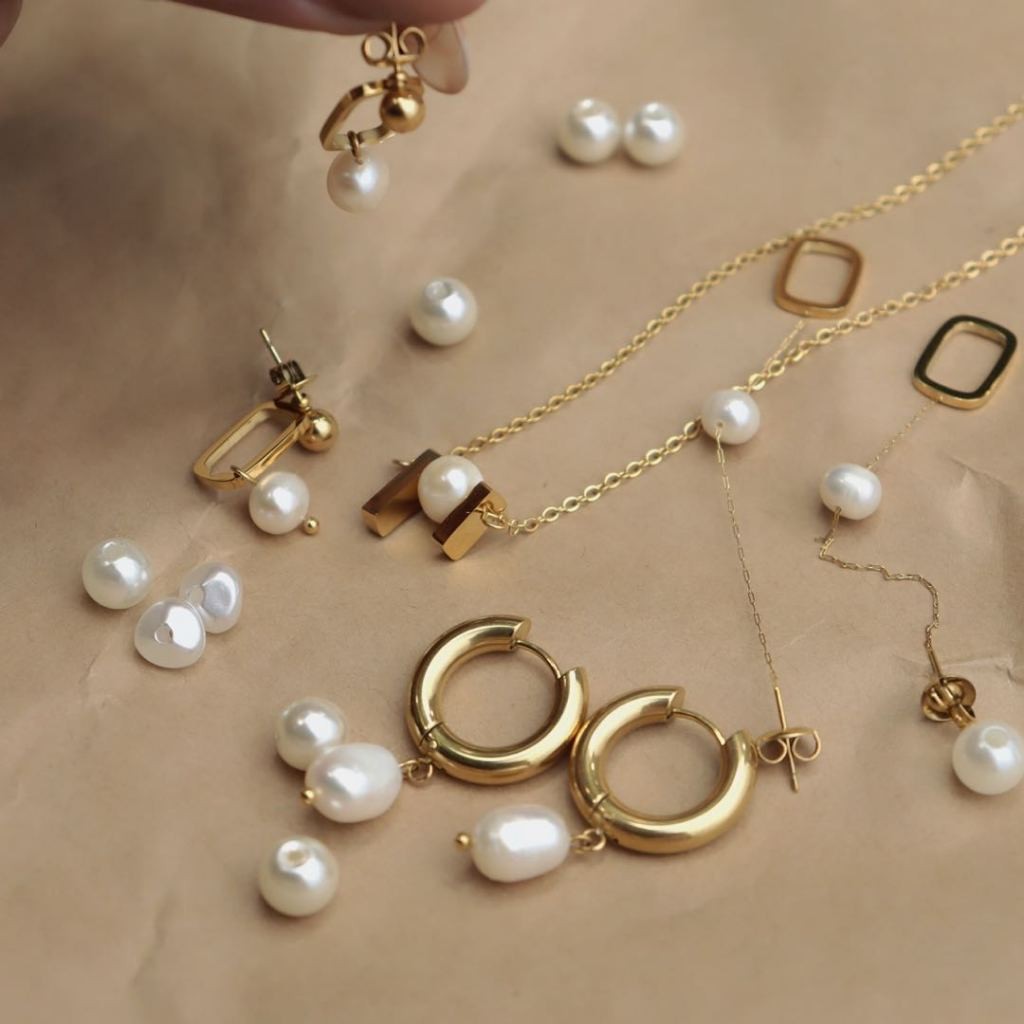 Earring Gold Necklace Accessorize Shining New Gold Plated Zircon