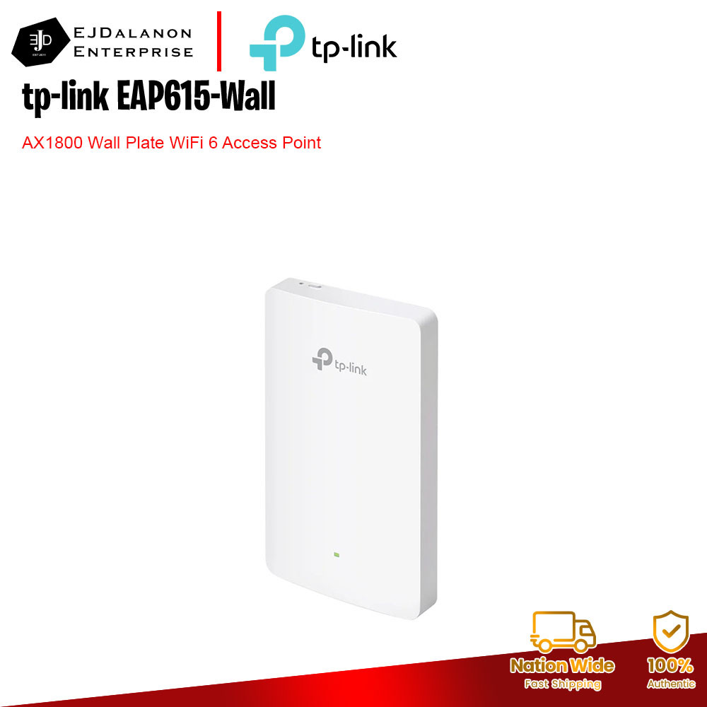 tp-link EAP615-Wall AX1800 Wall Plate WiFi 6 Access Point | EJDalanon ...