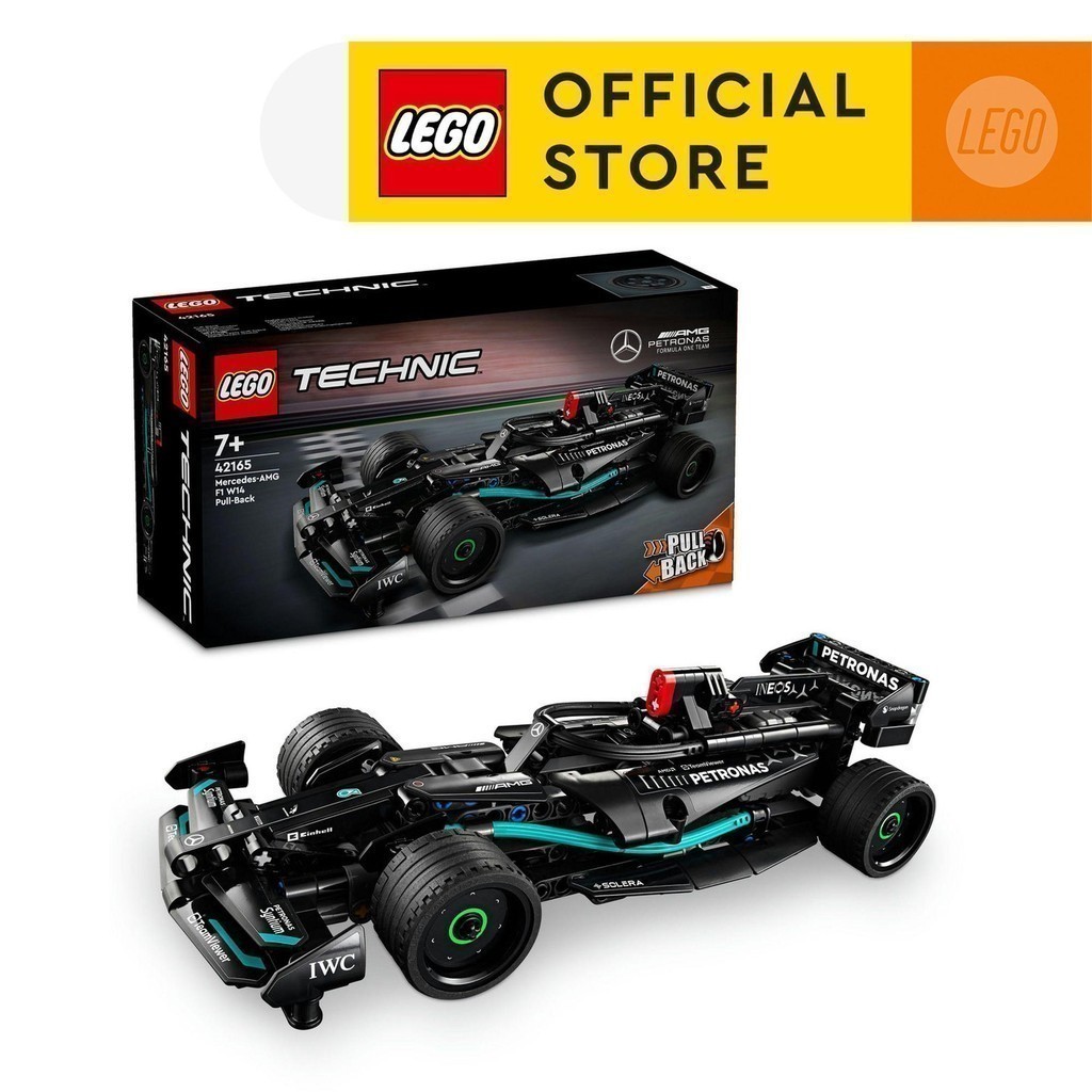 LEGO Technic 42165 Mercedes-AMG F1 W14 E Performance Pull-Back (240 Pieces)  F1 Car,Speed Champions