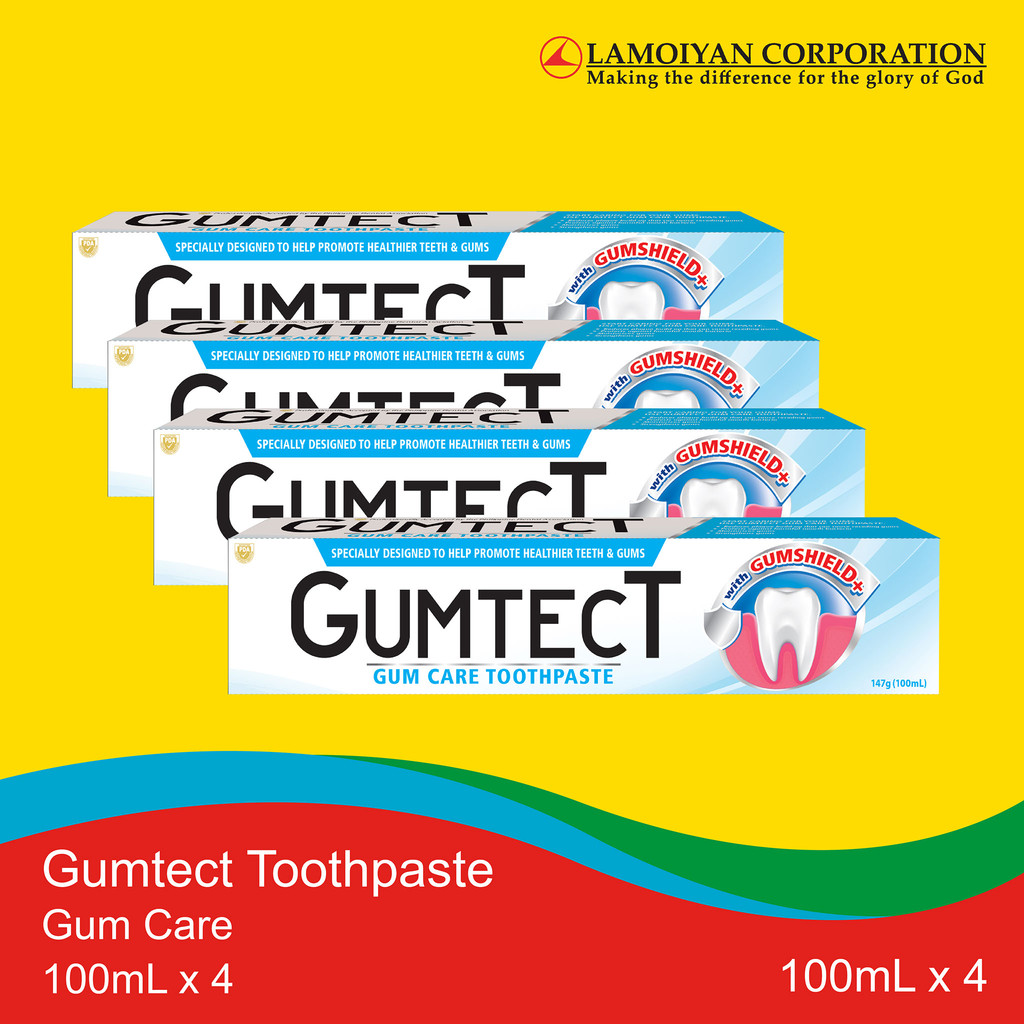 Gumtect Gum Care Toothpaste 100mL x 4 | Shopee Philippines
