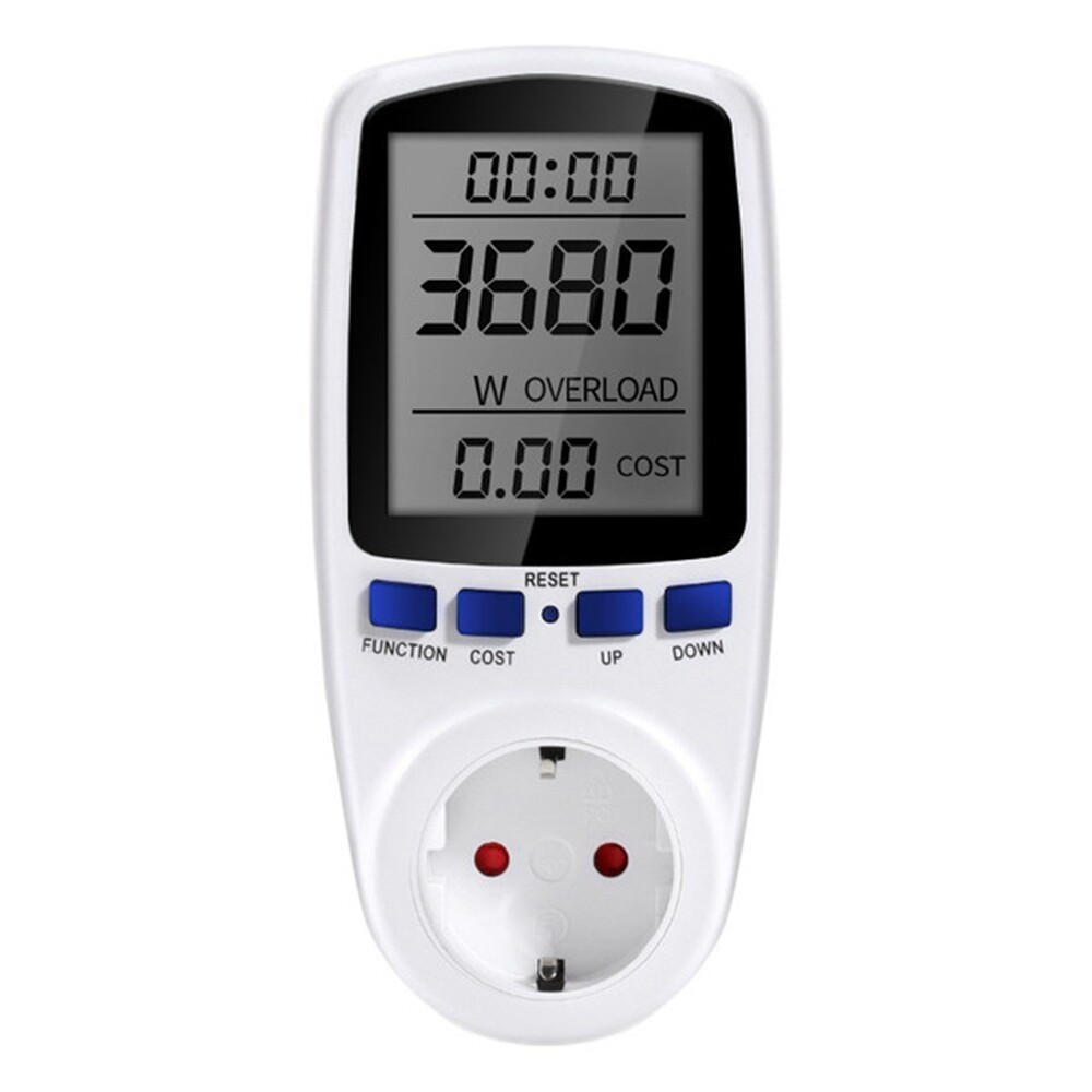 Digital Wattmeter AC 220V Power Meter Electricy Consumption Energy
