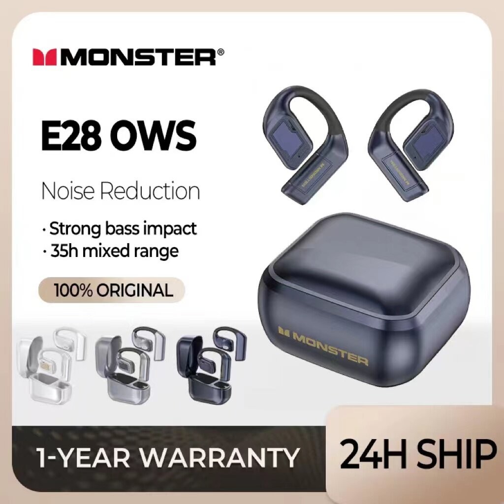 Monster OPEN EAR AC310 OWS Gaming Wireless Earbuds Bluetooth 5.4 ...
