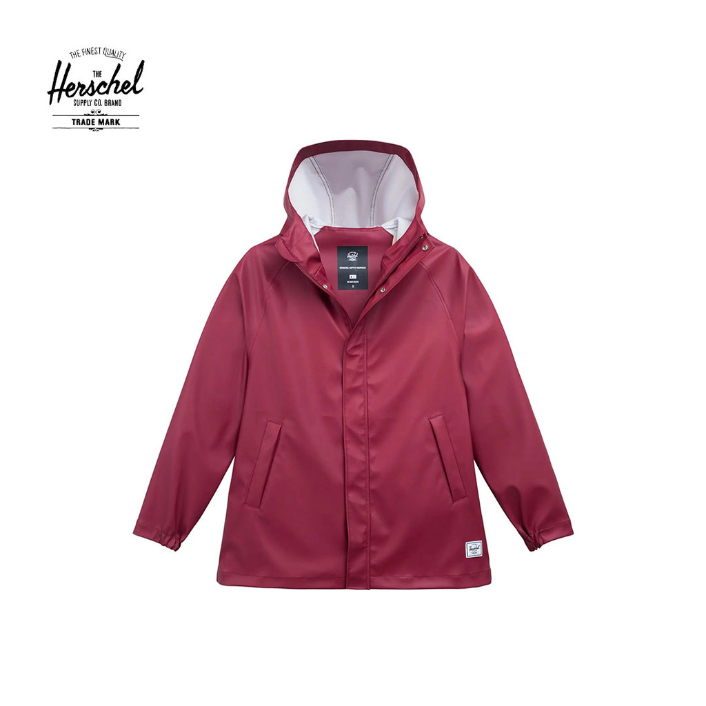 Herschel Classic Rain Jacket Oxblood Red Us S | Shopee Philippines