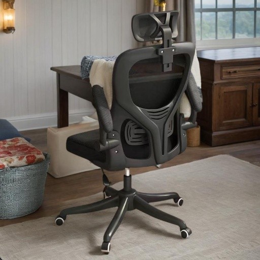 Ergonomic Office Chair Roller Chair Computer Chair with Arm Rest ...
