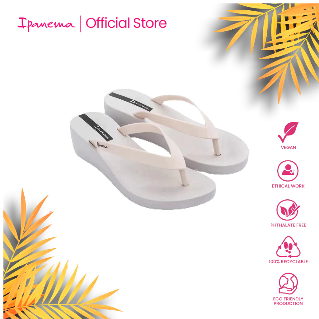 Ipanema Selfie Ivory Beige Women s Wedge Sandals Shopee Philippines