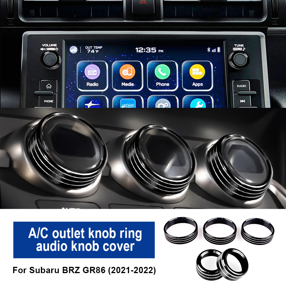 ♡Cover For Subaru BRZ Toyota GR86 2021 2022 2023 2024 RHD LHD AC Switch ...