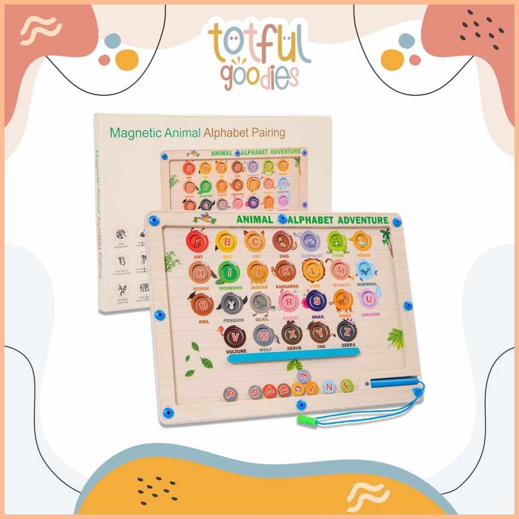 Kids$CG.MAGNETIC:Yj%ALPHABET%OA:ANIMAL%pu:PAIRING%pP:PARKING%ly:Wooden ...