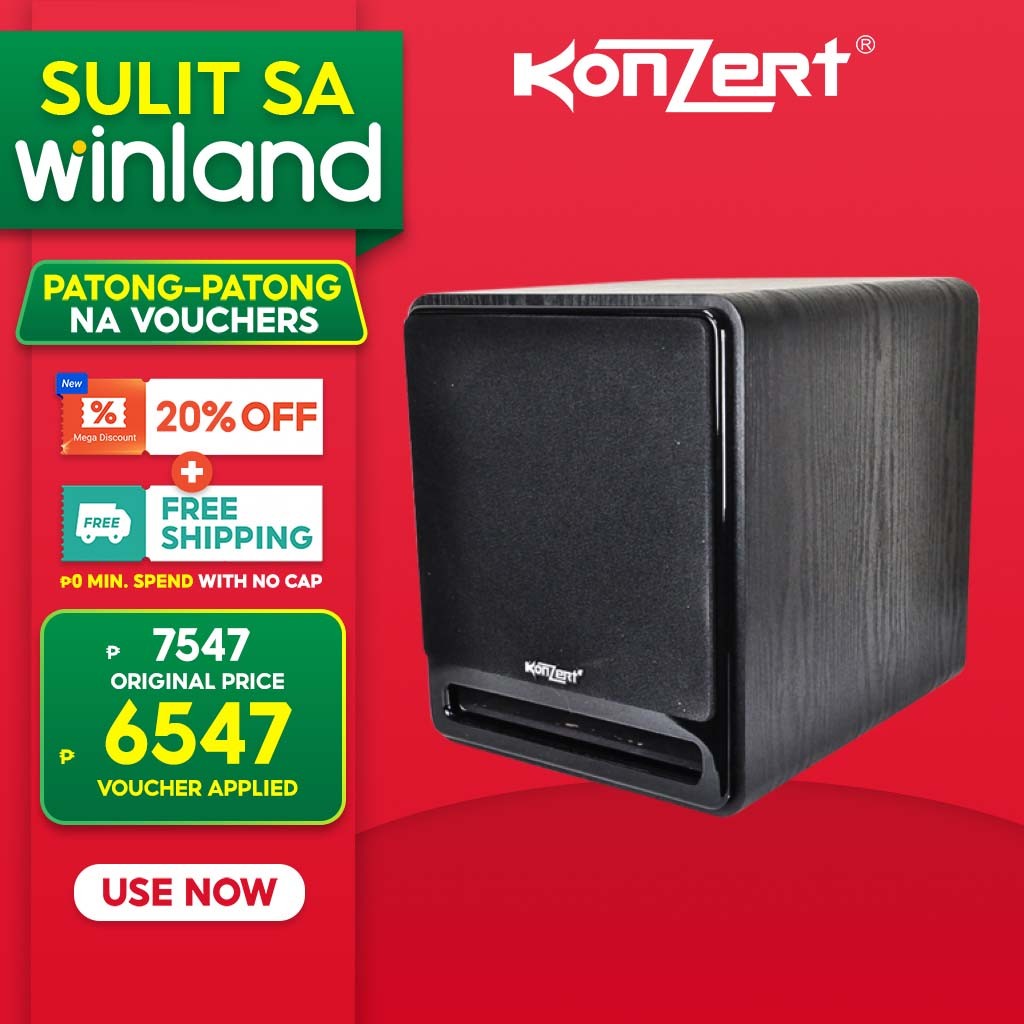 Konzert by Winland 10 Inch Deep Bass Active Subwoofer Driver 200W ...
