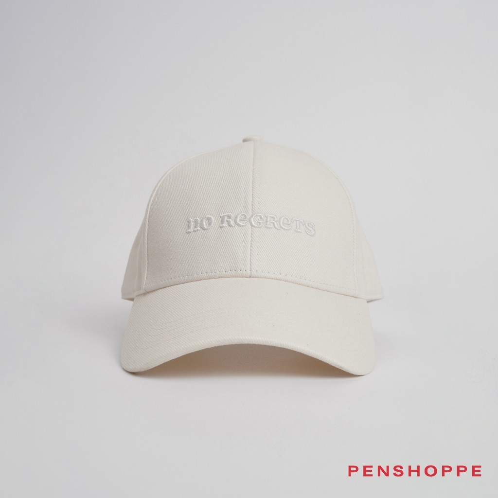 Penshoppe Varsity Cap With Embossed Embroidery For Women (Off White ...
