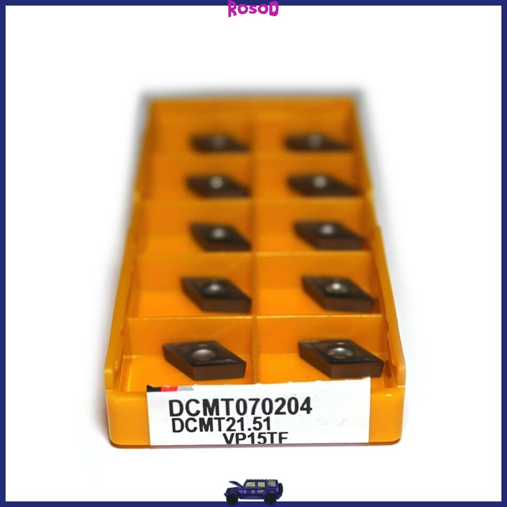 Kit Tornio CNC: Portautensili SDJCR1616H07 + 10 Inserti In Metallo Duro DCMT21.51 UE6020 + Chiave T15