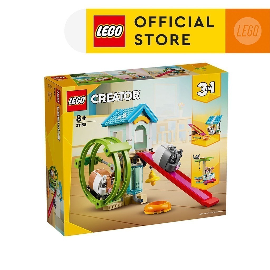 LEGO Creator 31155 Hamster Wheel 3in1 Animal Toy Set (416 Pieces