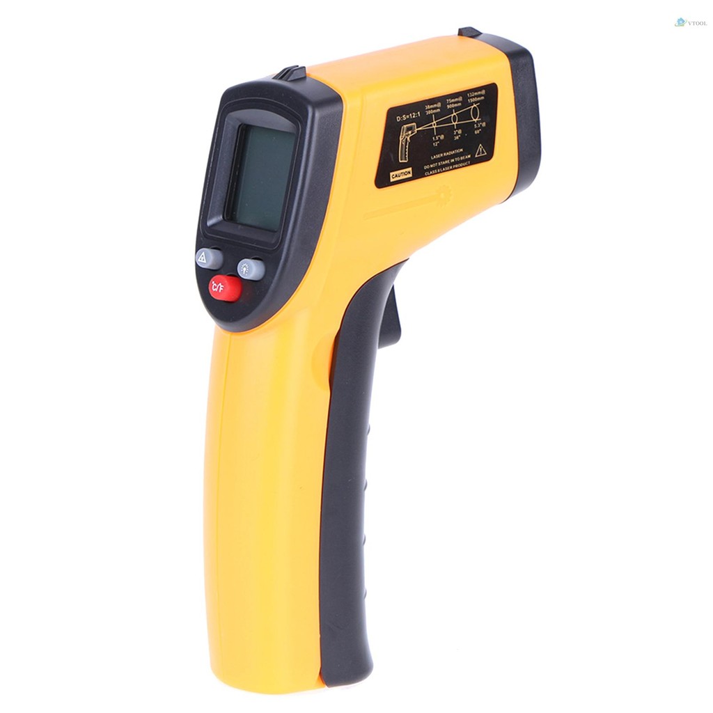 Digital Infrared Thermometer Laser Industrial Temperature Gun Non
