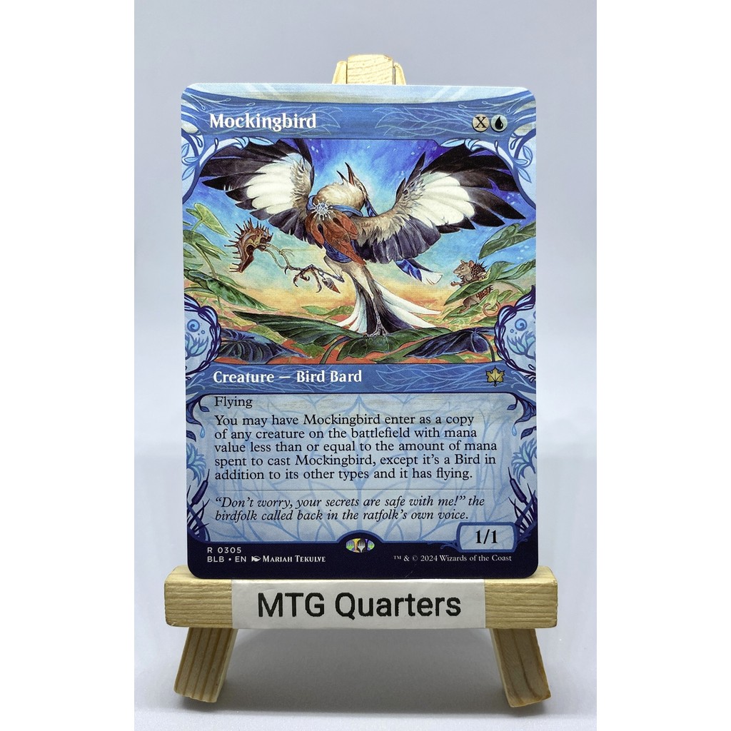 Pr0xy Card - Mockingbird (Showcase) | Bloomburrow (BLB) | Shopee ...