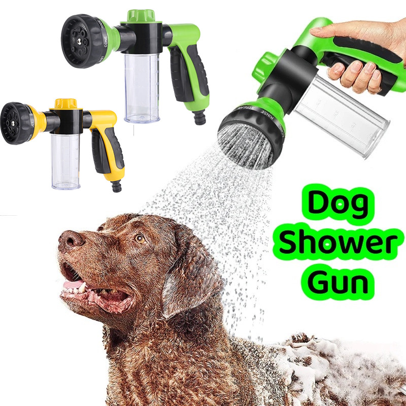 Dog Bathing Shower Tool Highpressure Sprayer Nozzle Hose Dog Shower